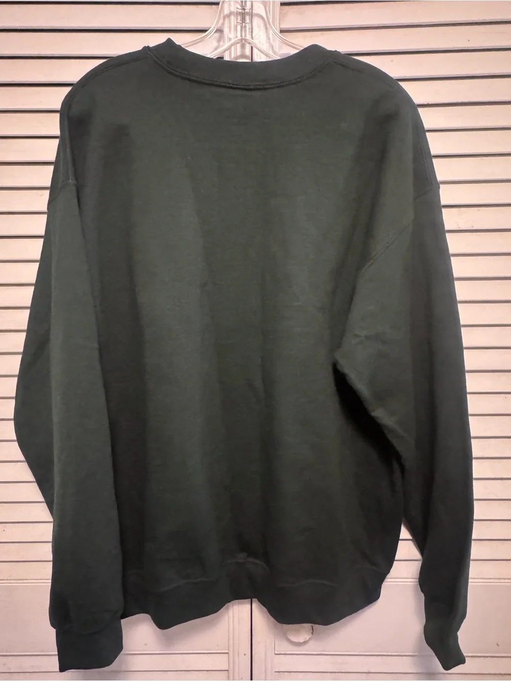 Gildan Grinch Christmas Graphic Sweatshirt Green Size Large